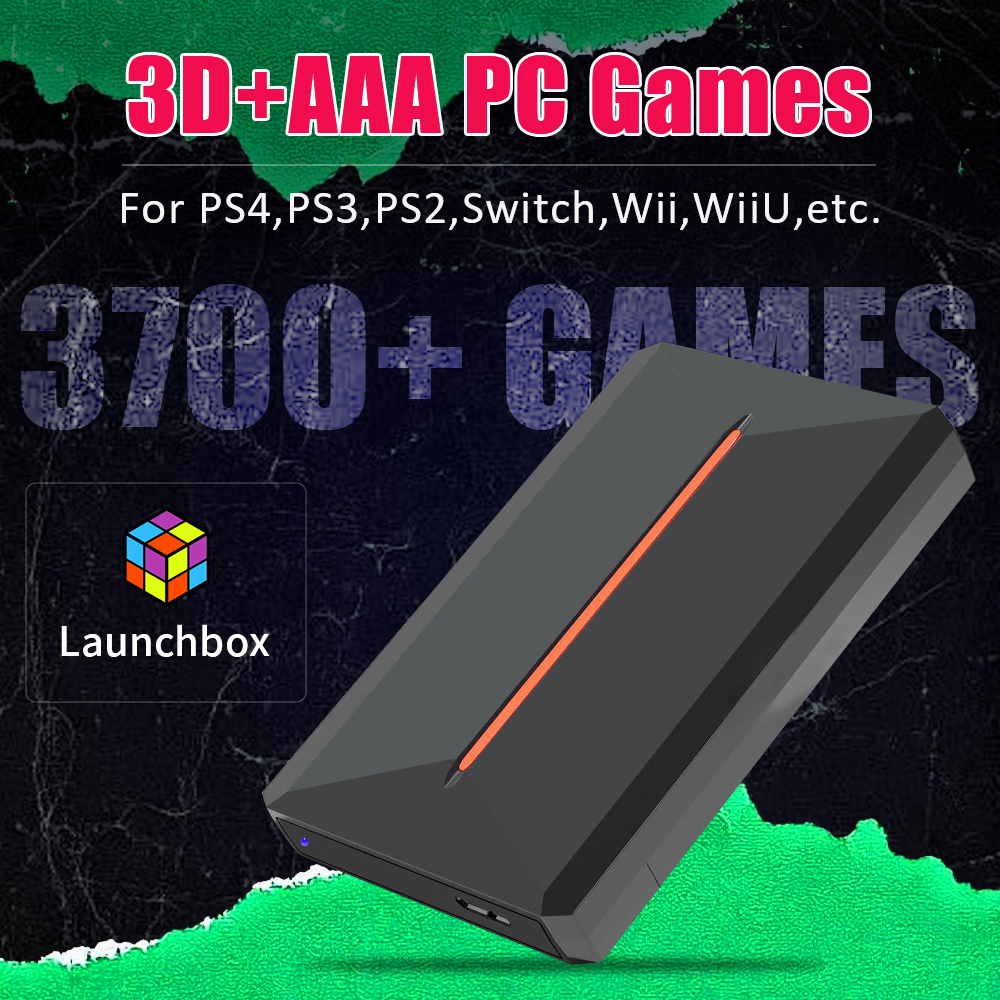 500GB Gaming HDD Launchbox OS  - Retro Gaming Hard Drive reseña y precio