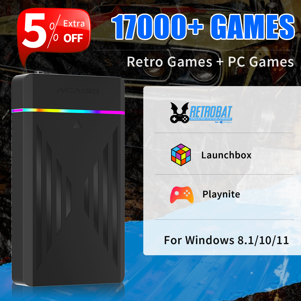 GC 3T Gaming Hard Drive With 1 - Retro Gaming Hard Drive reseña y precio