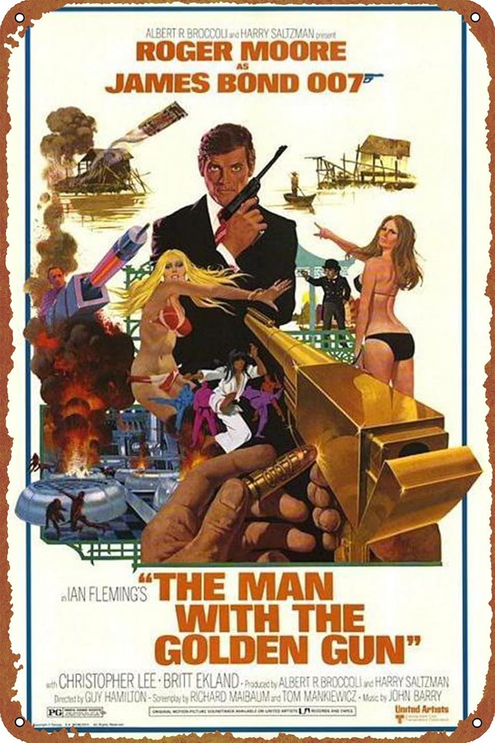 The Man With the Golden Gun Mo - Retro Gaming Pictures reseña y precio