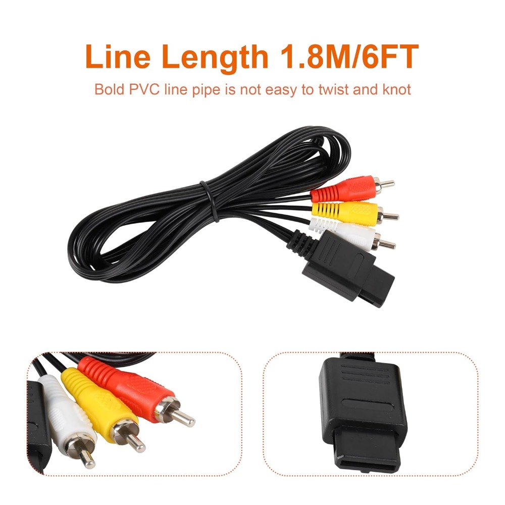 N64/Gamecube/SNES/SFC High Qua - Retro Gaming Cable reseña y precio