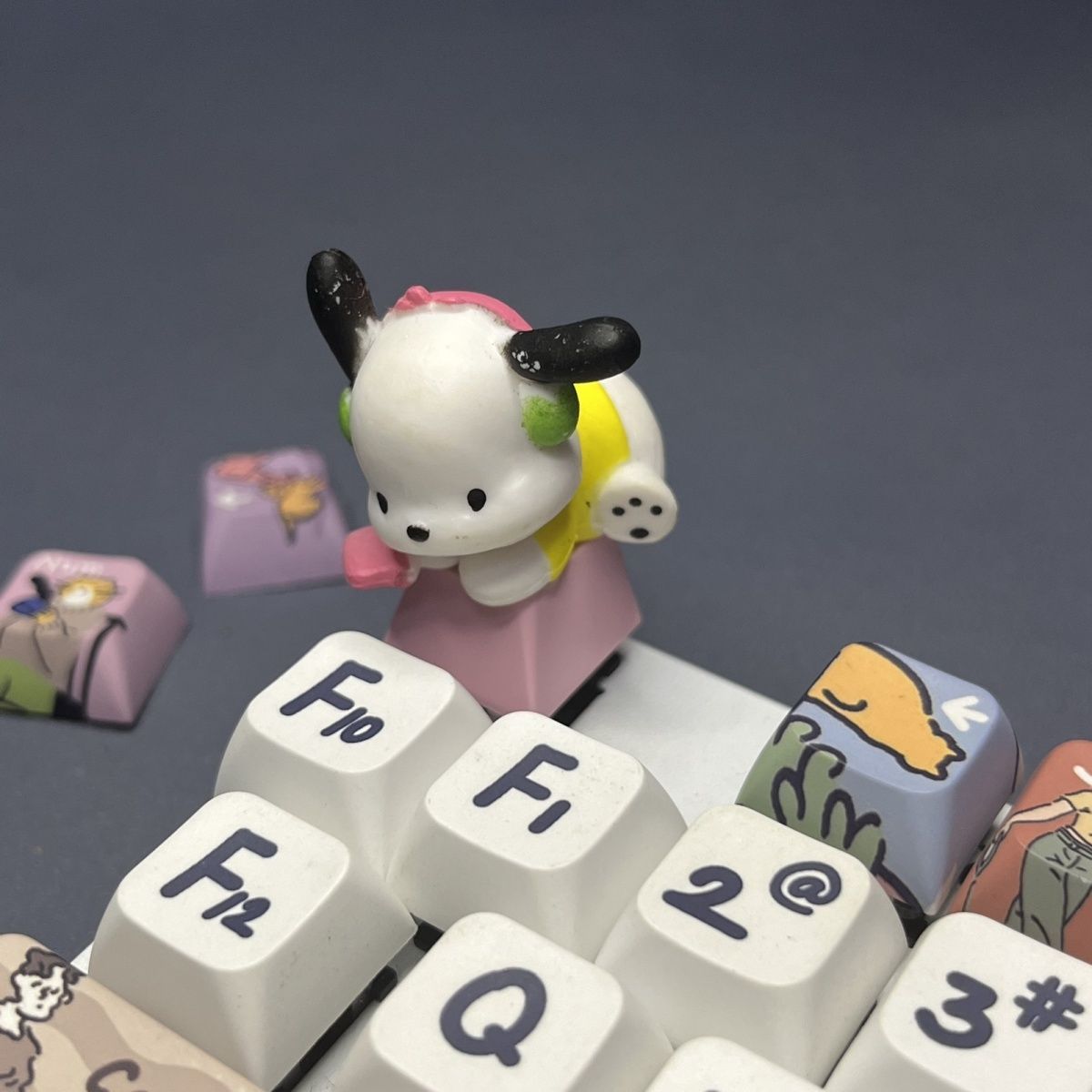 Sanrio DIY Cute Pacha Dog Crea - Retro Gaming Keycaps reseña y precio