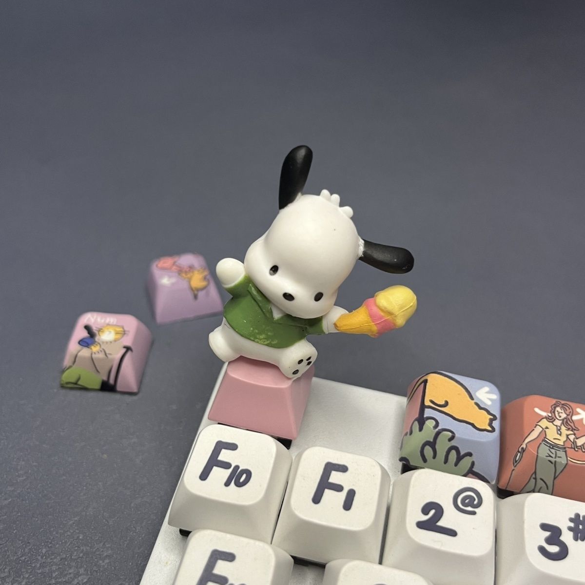 Sanrio DIY Cute Pacha Dog Crea - Retro Gaming Keycaps reseña y precio