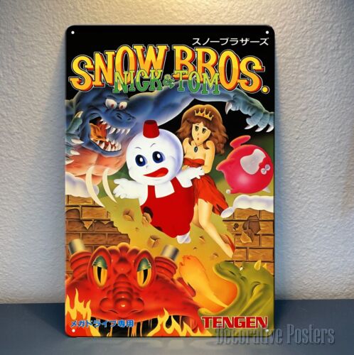 p1,Snow Bros Nick&Tom Retro Te - Retro Gaming Pictures reseña y precio