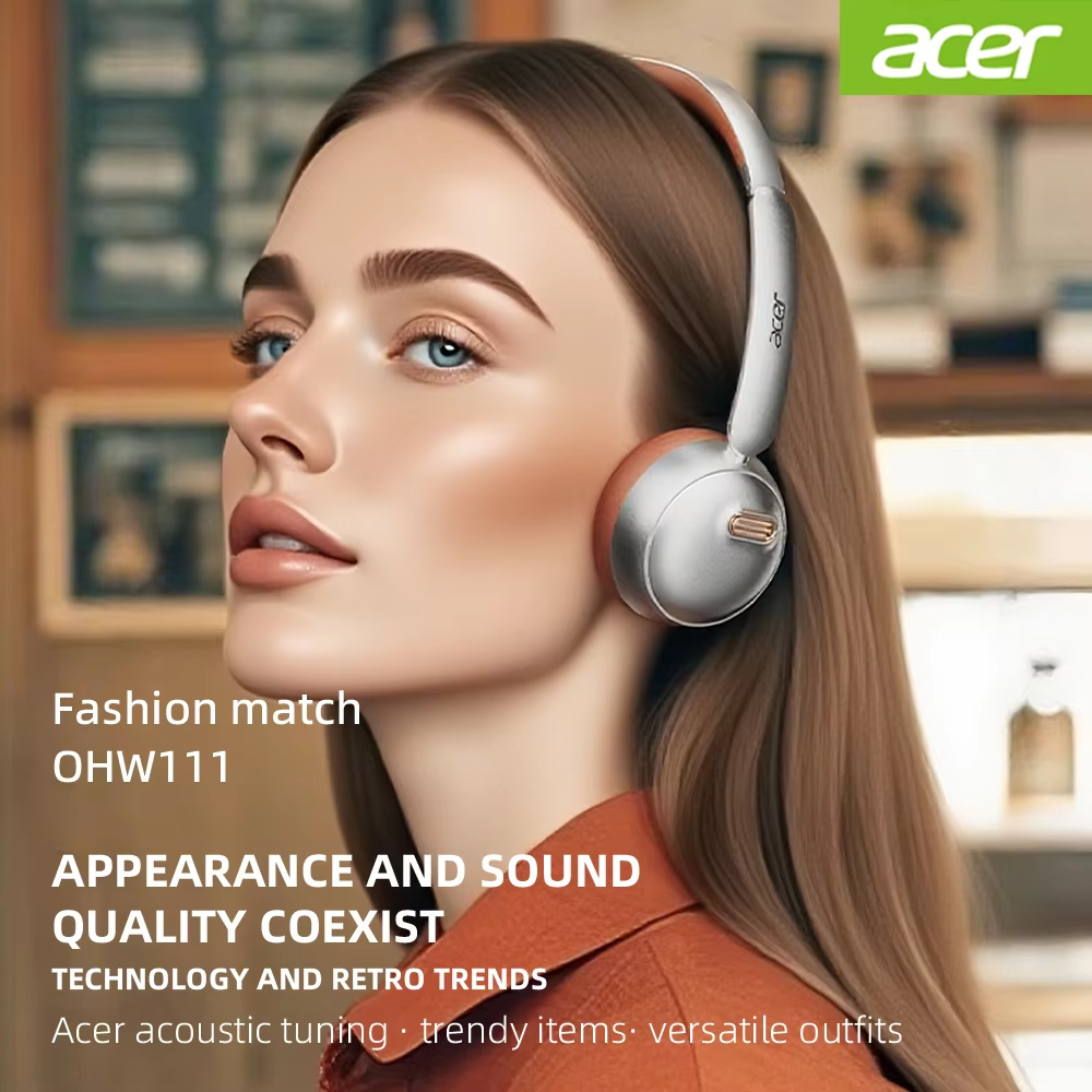 Acer OHW111 Bluetooth Headphon - Retro Gaming Cable reseña y precio