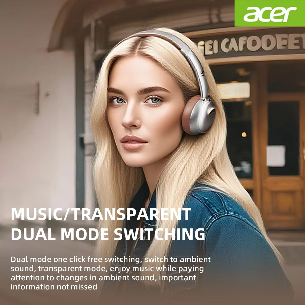 Acer OHW111 Bluetooth Headphon - Retro Gaming Cable reseña y precio