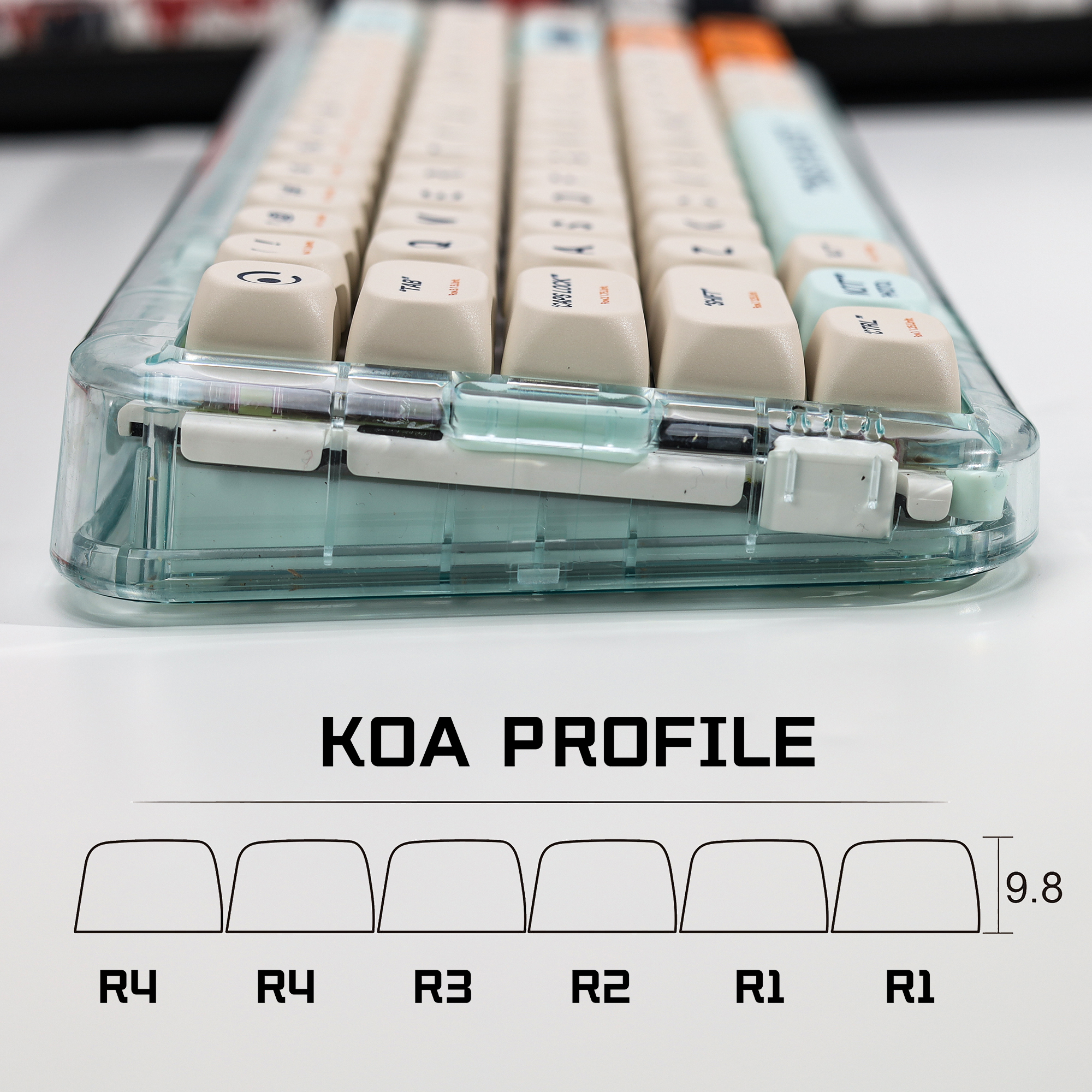 KBDiy KOA Profile Retro Plasti - Retro Gaming Laptop reseña y precio
