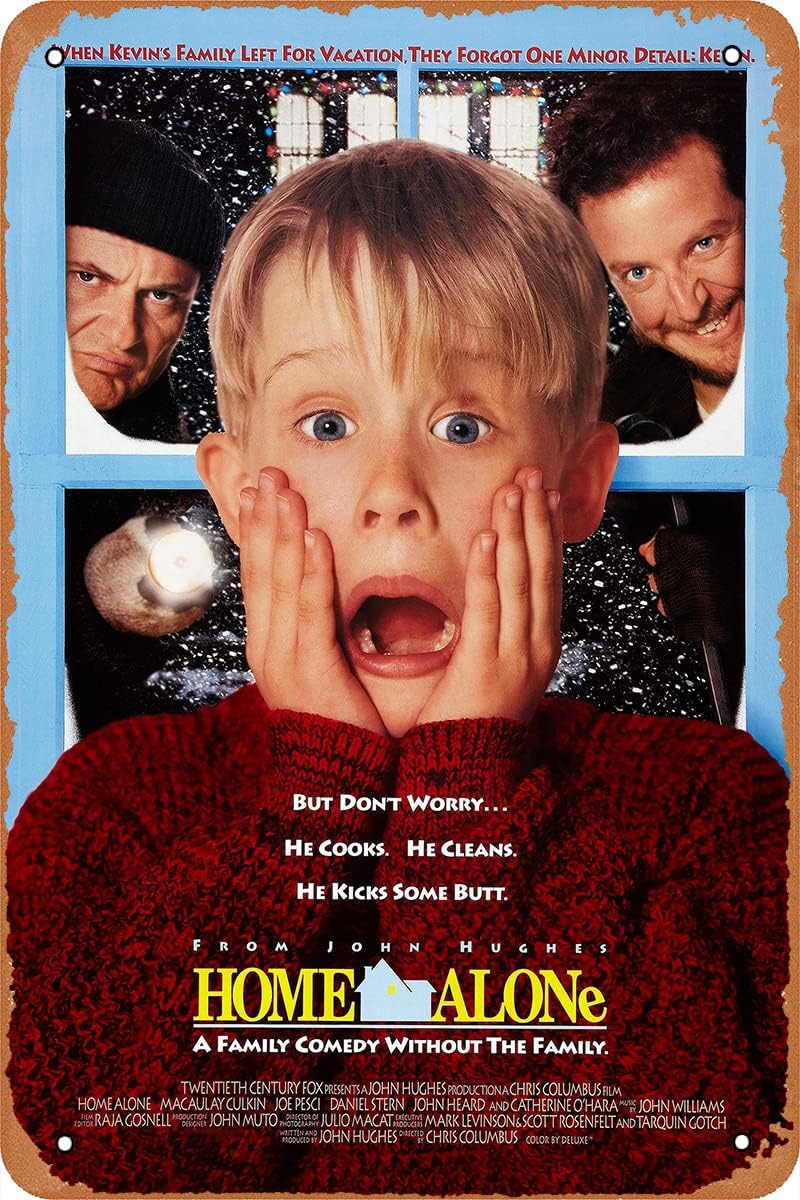QIAN&XII Home Alone Movie Post - Retro Gaming Pictures reseña y precio