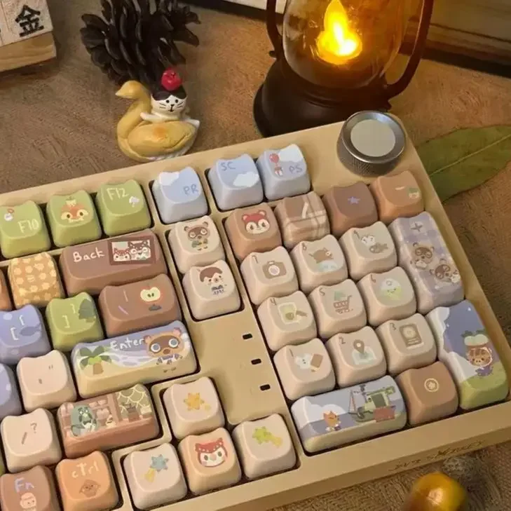 142 Keys Customized Gift Cute  - Retro Gaming Keycaps reseña y precio