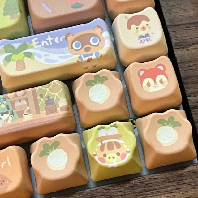 142 Keys Customized Gift Cute  - Retro Gaming Keycaps reseña y precio