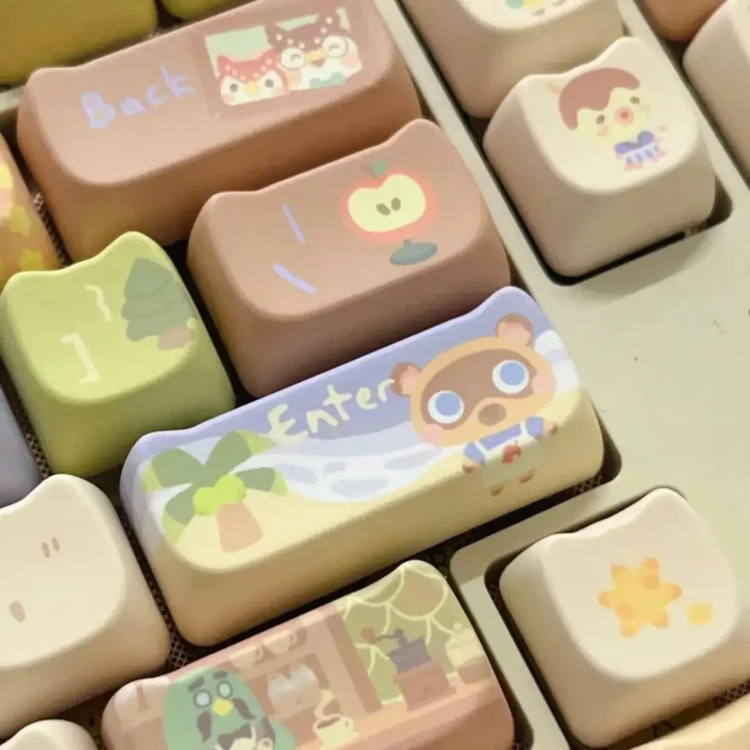 142 Keys Customized Gift Cute  - Retro Gaming Keycaps reseña y precio