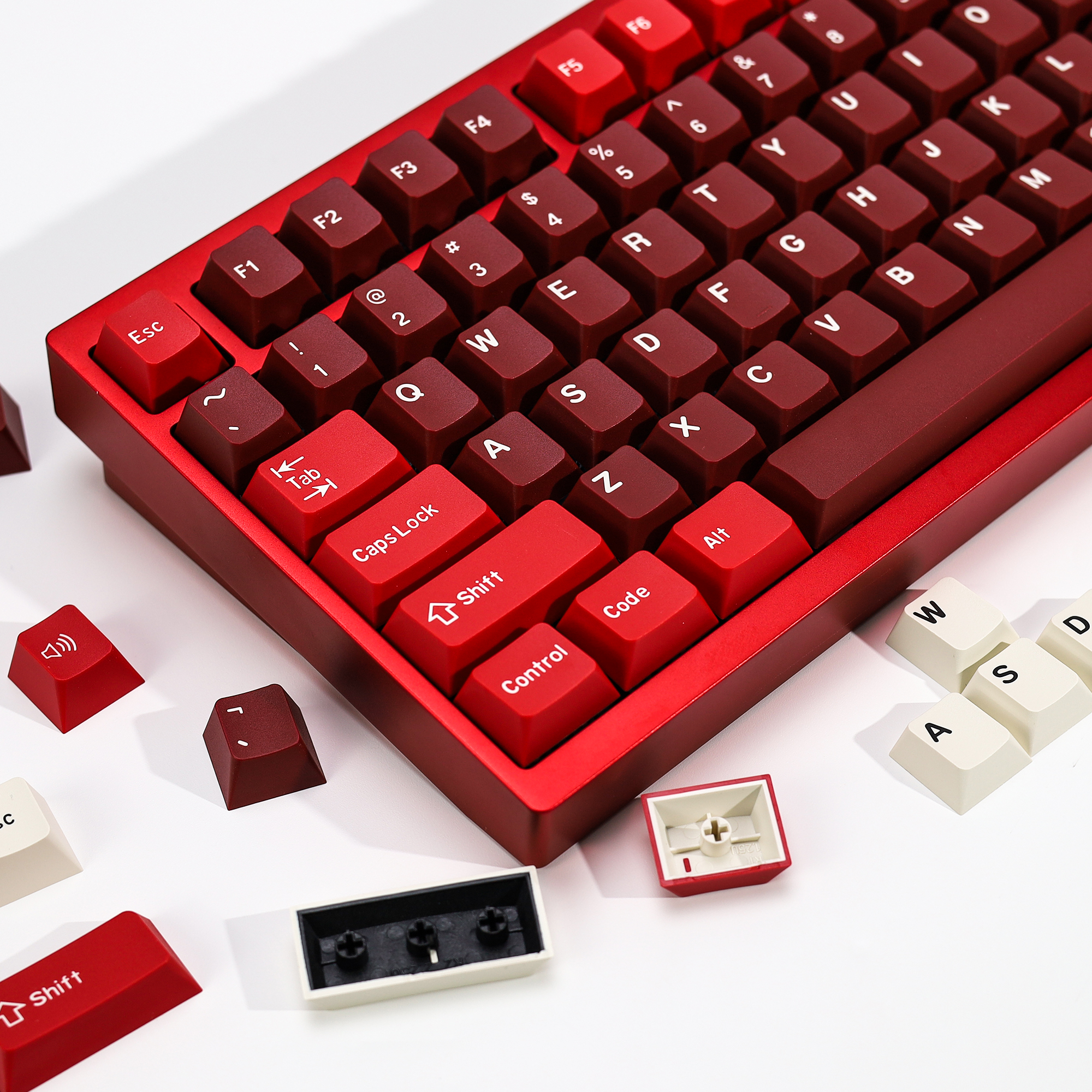 KBDiy GMK Jamon Keycap Red Ret - Retro Gaming Laptop reseña y precio