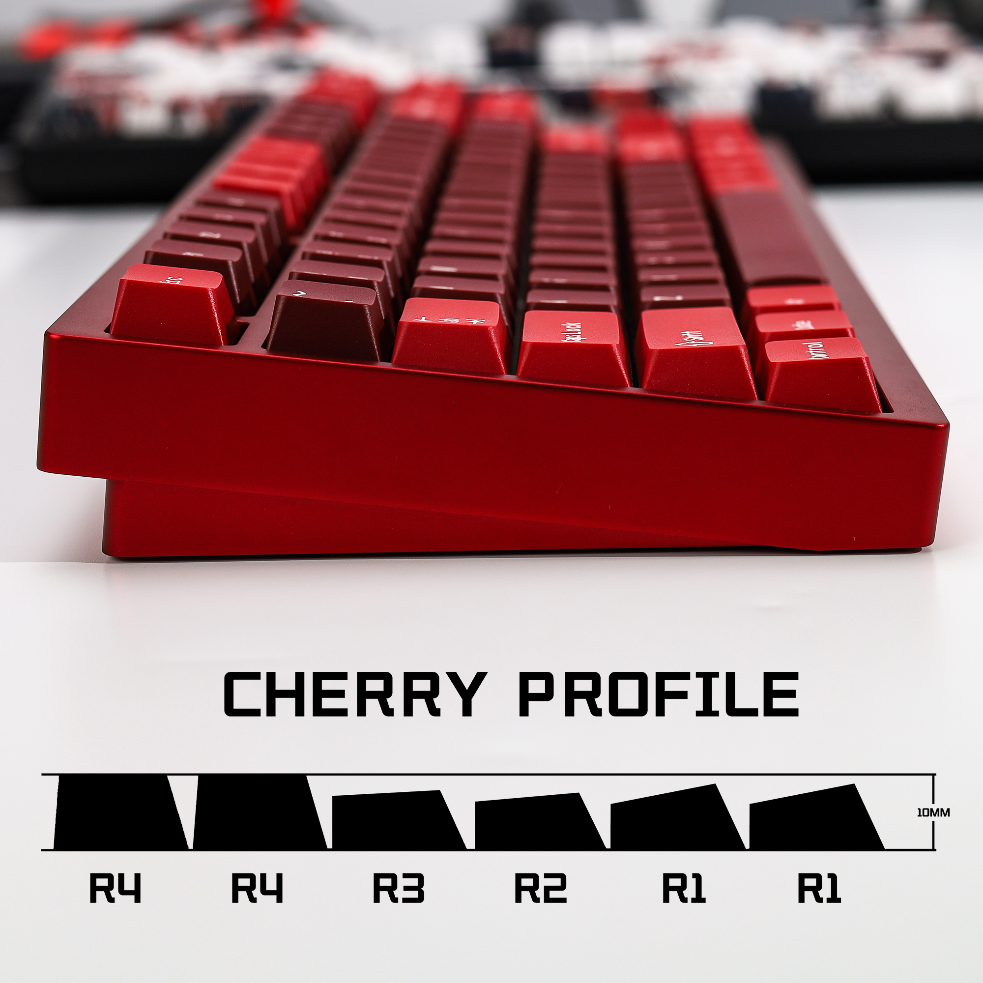 KBDiy GMK Jamon Keycap Red Ret - Retro Gaming Laptop reseña y precio