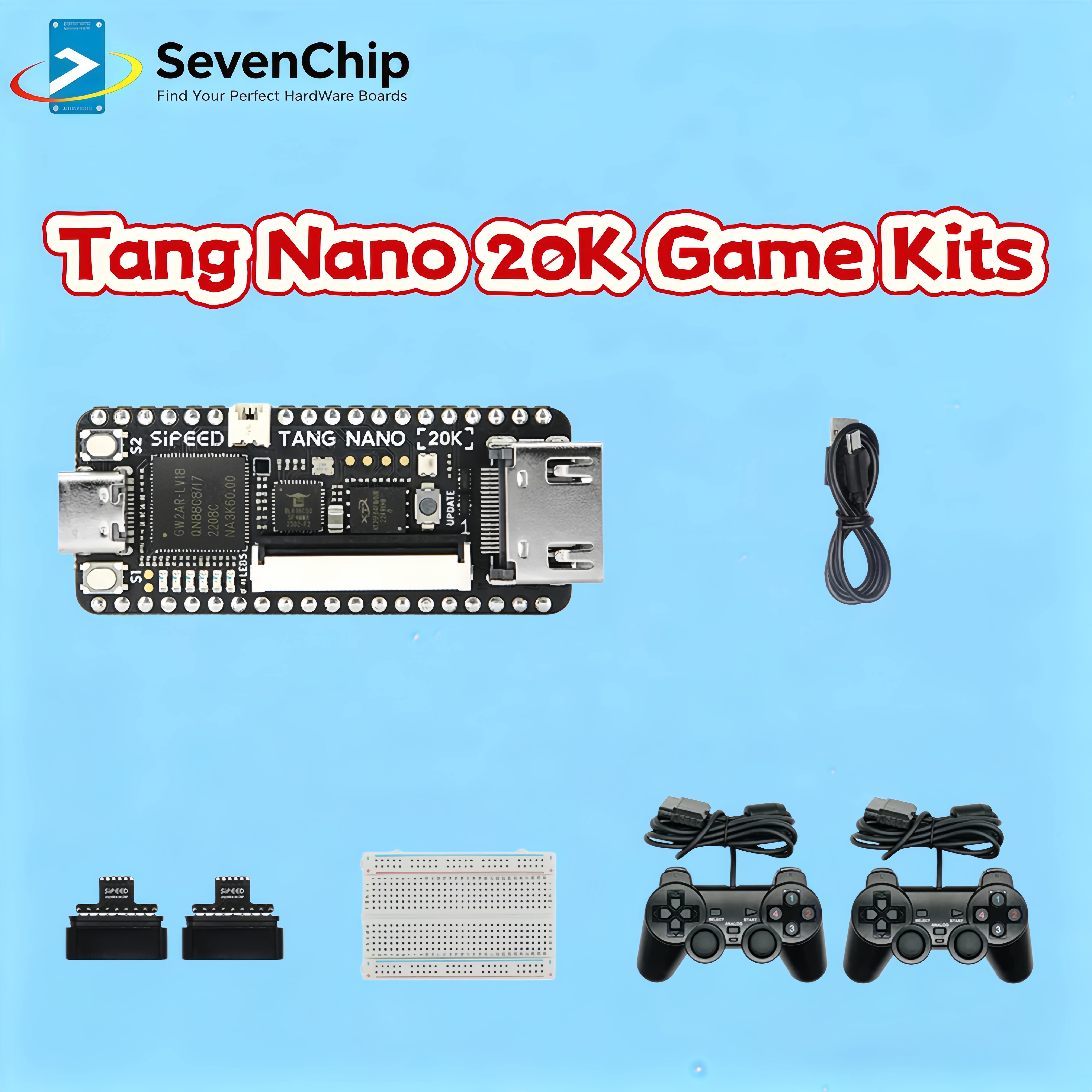 SevenChip Tang Nano 20K FPGA G - Retro Gaming Cable reseña y precio