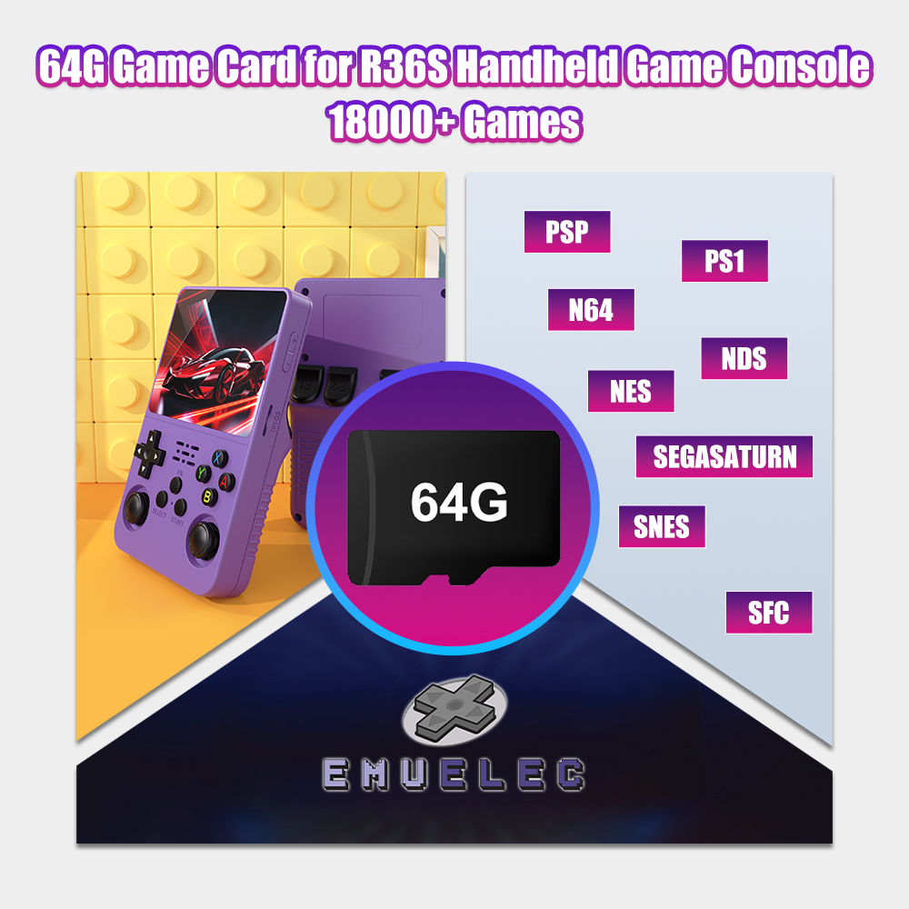 64G Game TF Card for R36S Vide - Retro Gaming N64 reseña y precio