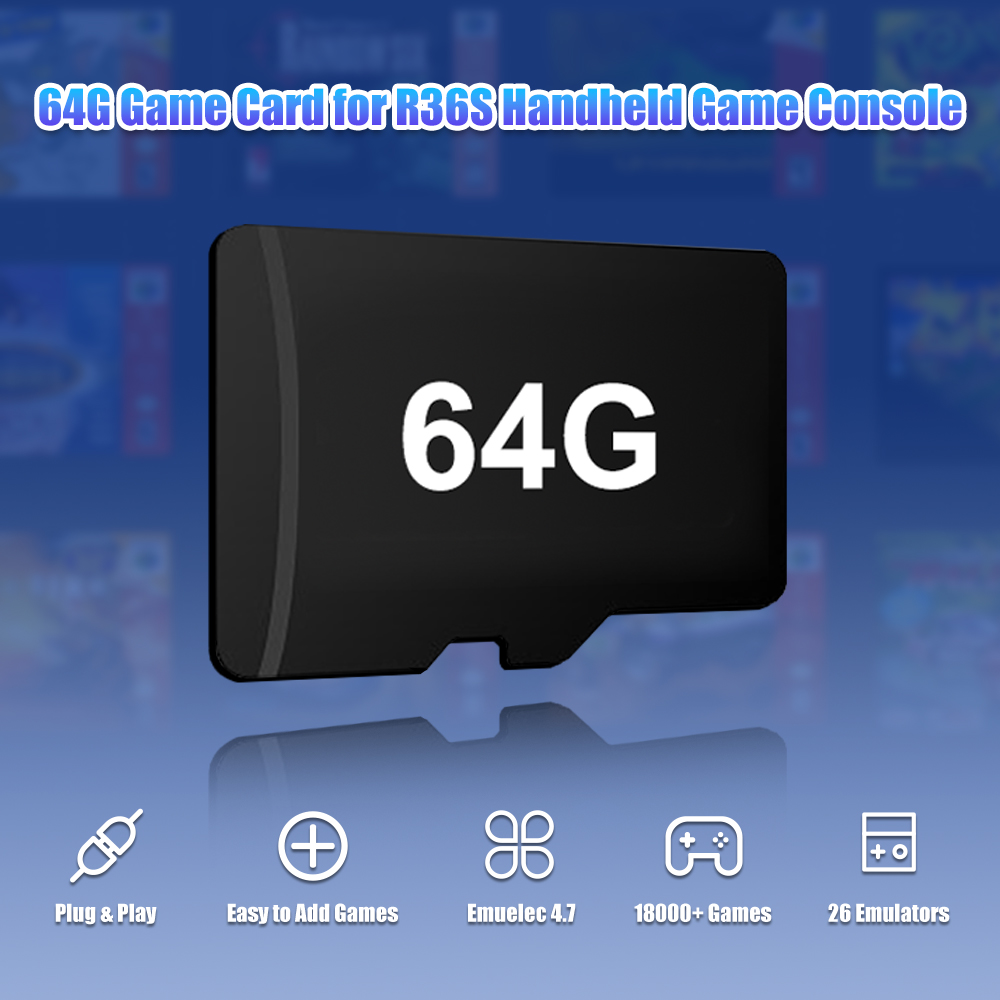 64G Game TF Card for R36S Vide - Retro Gaming N64 reseña y precio