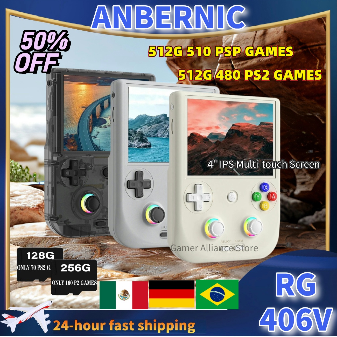 ANBERNIC RG406V RG 406V Retro  - Retro Gaming Upscaler reseña y precio
