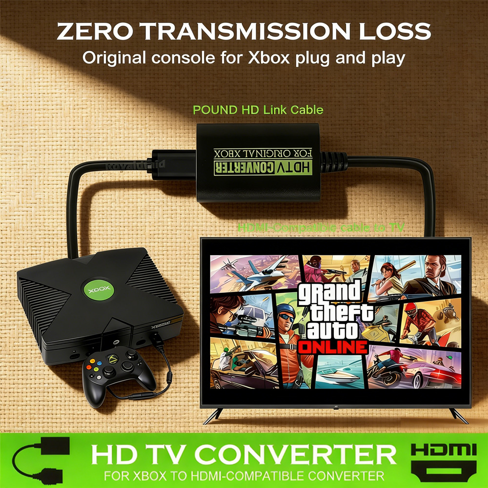 Original Xbox HDMI Cable Adapt - Retro Gaming Cable reseña y precio
