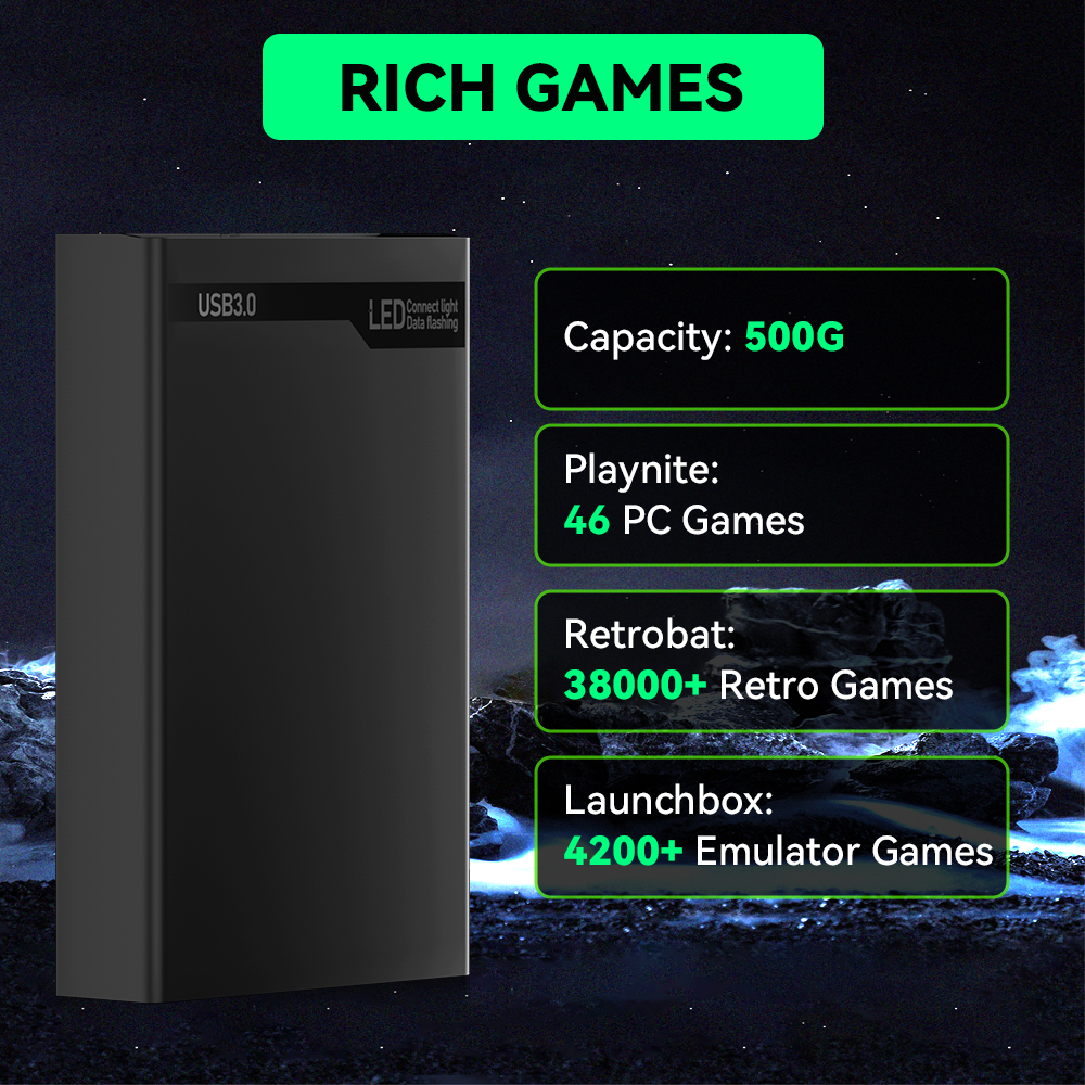 MIX500G Game Hard Drive With 3 - Retro Gaming N64 reseña y precio