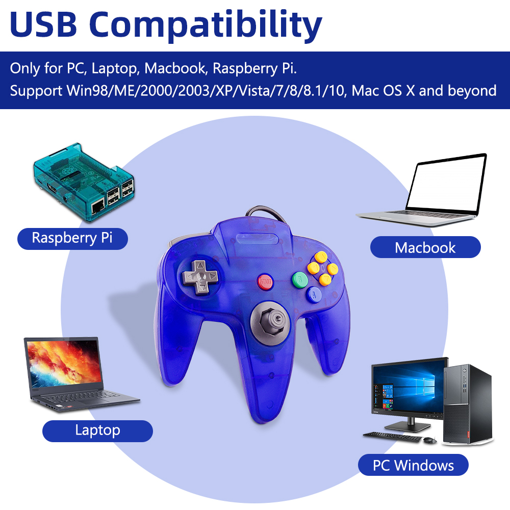 N64 Controller Classic USB Wir - Retro Gaming N64 reseña y precio