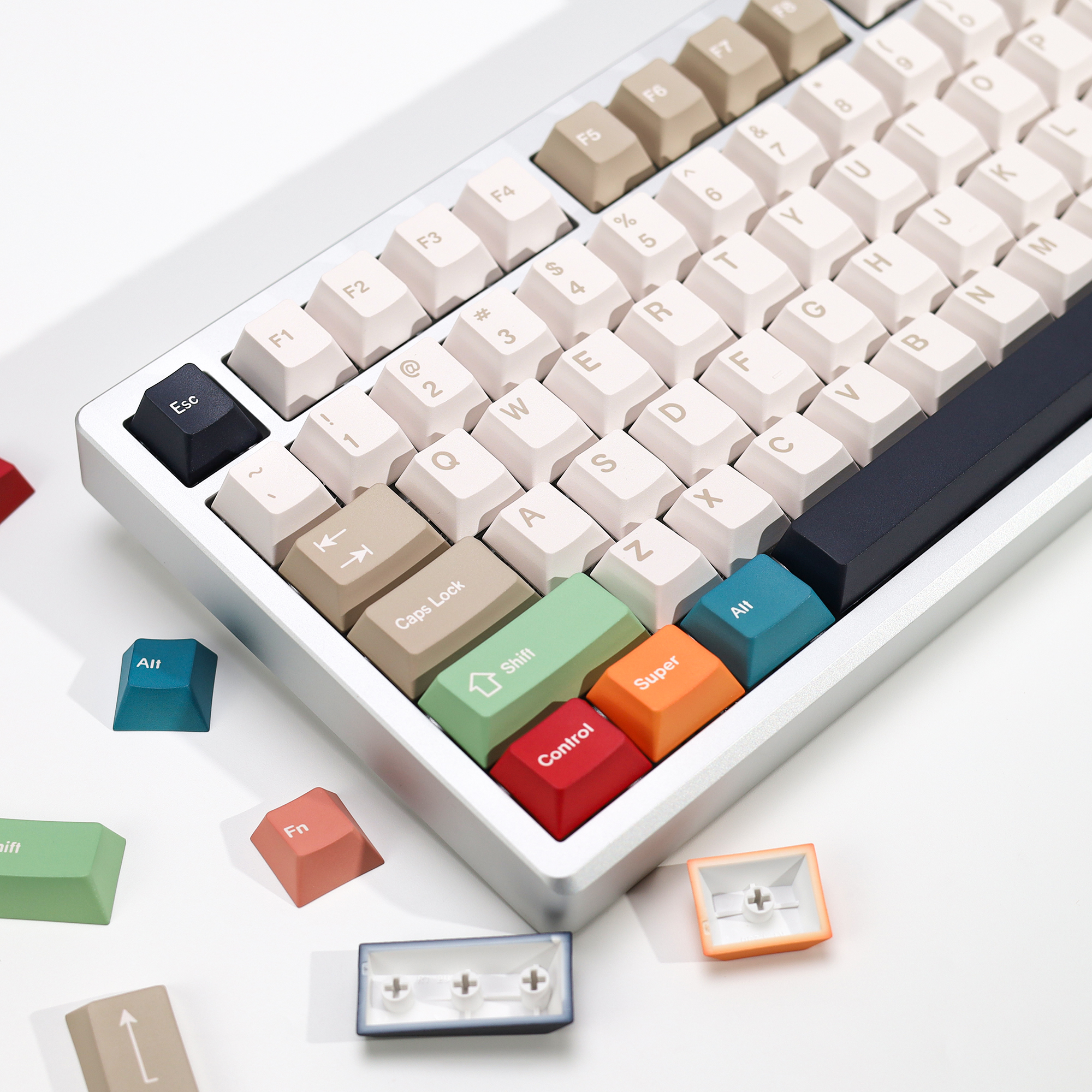 KBDiy GMK Foundation Keycaps P - Retro Gaming Laptop reseña y precio