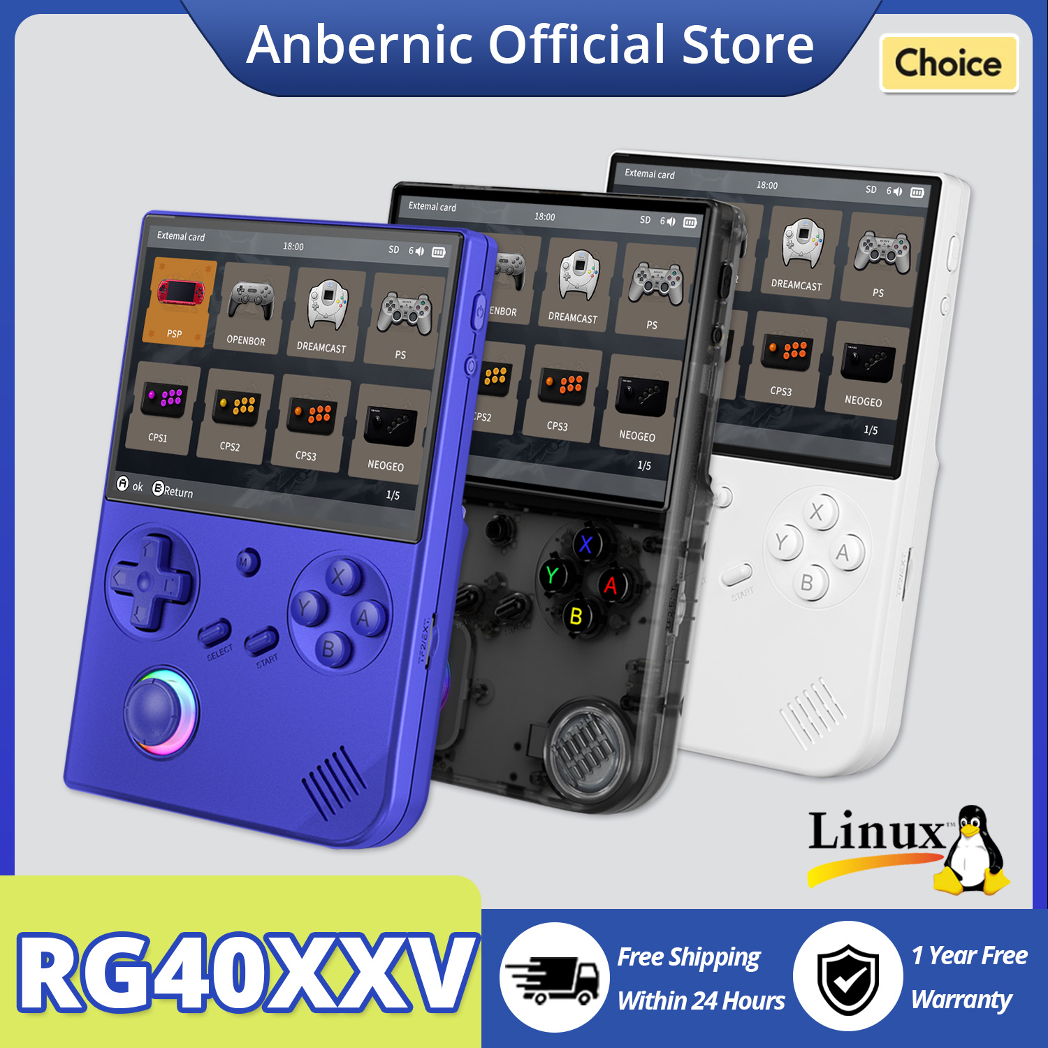ANBERNIC RG40XX V Handheld Gam - Retro Gaming Qss reseña y precio