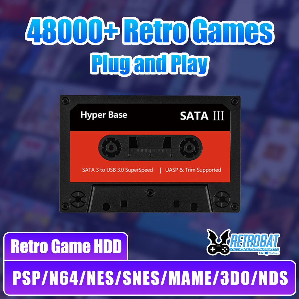 Batocera 500G Game Hard Drive  - Retro Gaming Hard Drive reseña y precio