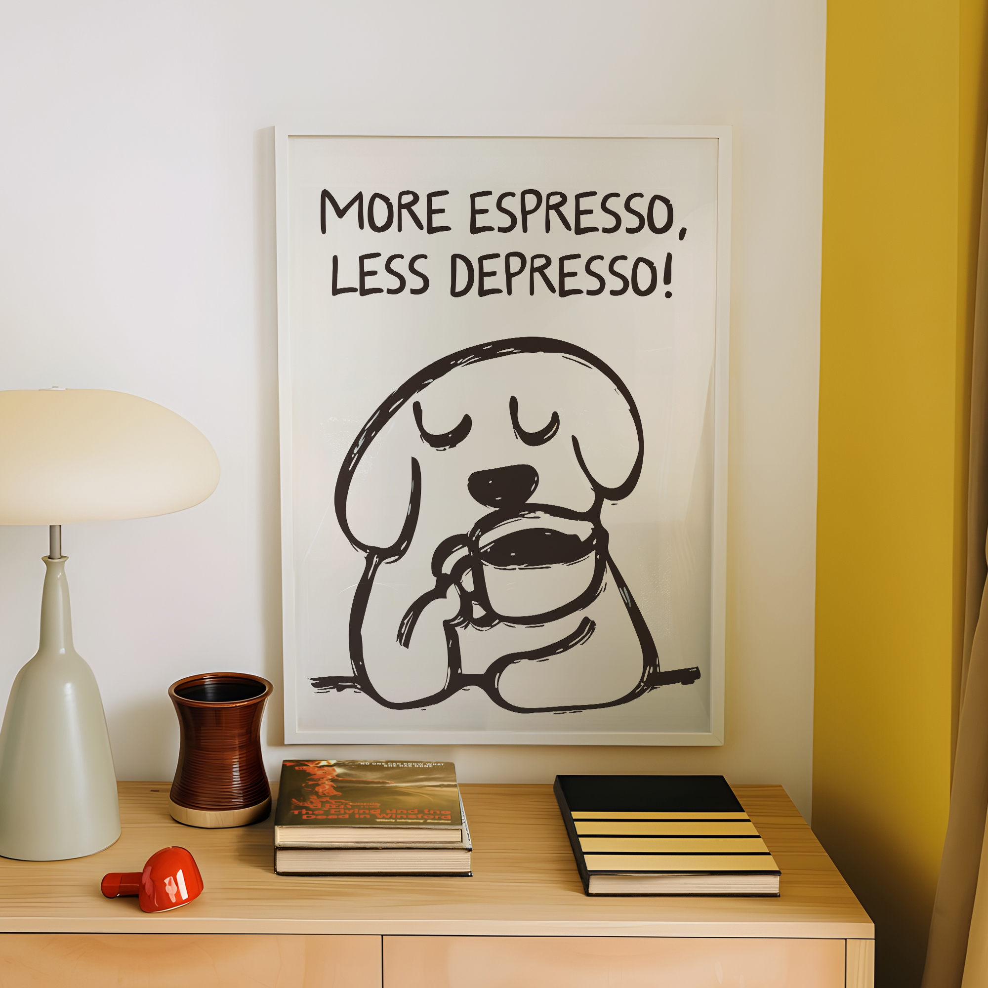 Retro More Espresso Less Depre - Retro Gaming Pictures reseña y precio