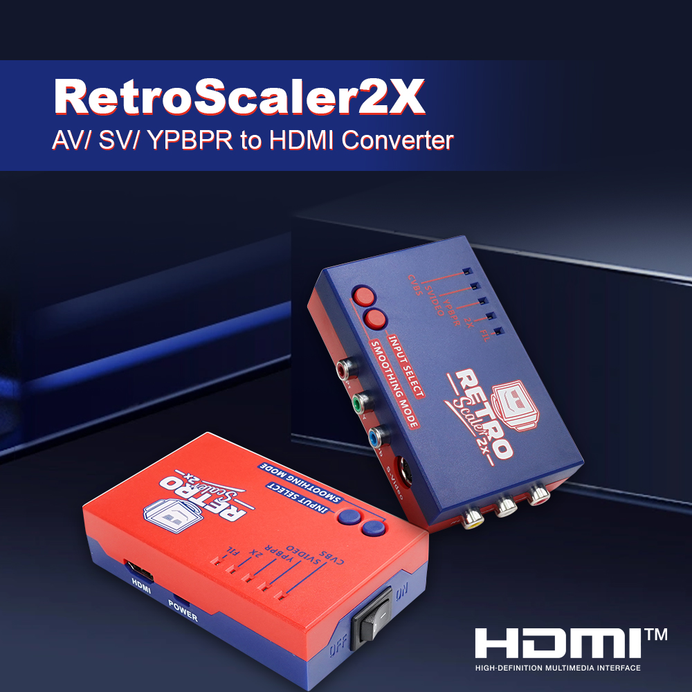 RetroScaler2x AV to HDMI® Conv - Retro Gaming Hard Drive reseña y precio