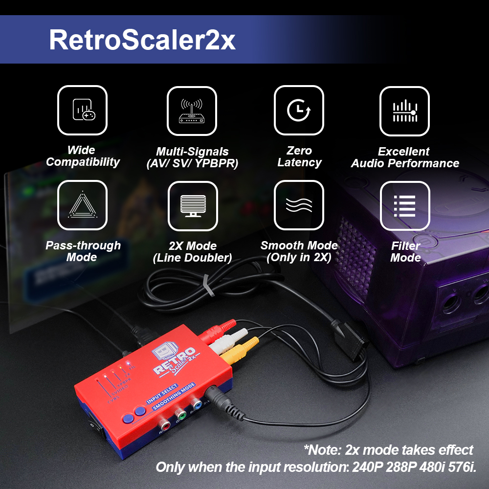 RetroScaler2x AV to HDMI® Conv - Retro Gaming Hard Drive reseña y precio