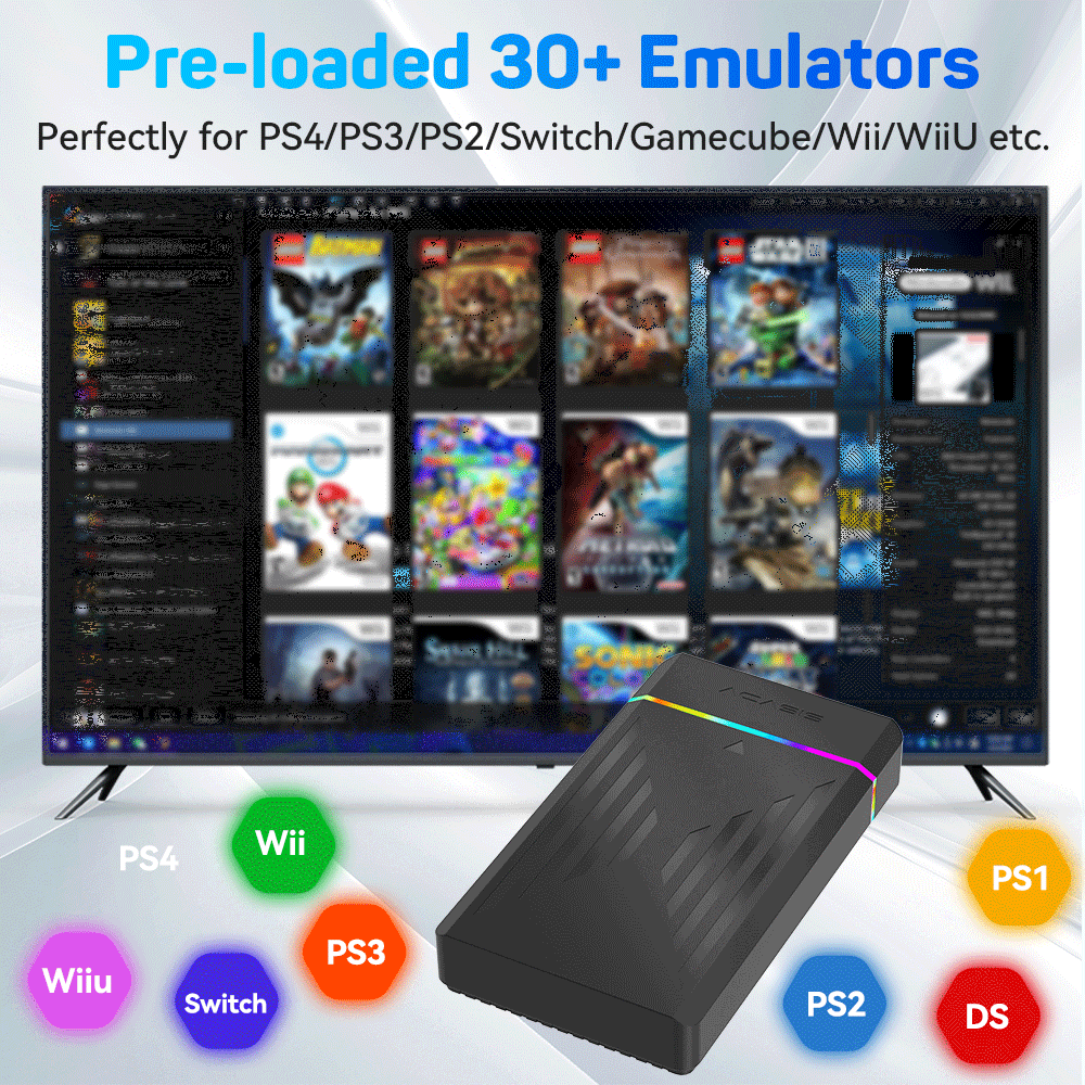 3TB Portable Gaming HDD Launch - Retro Gaming Device reseña y precio